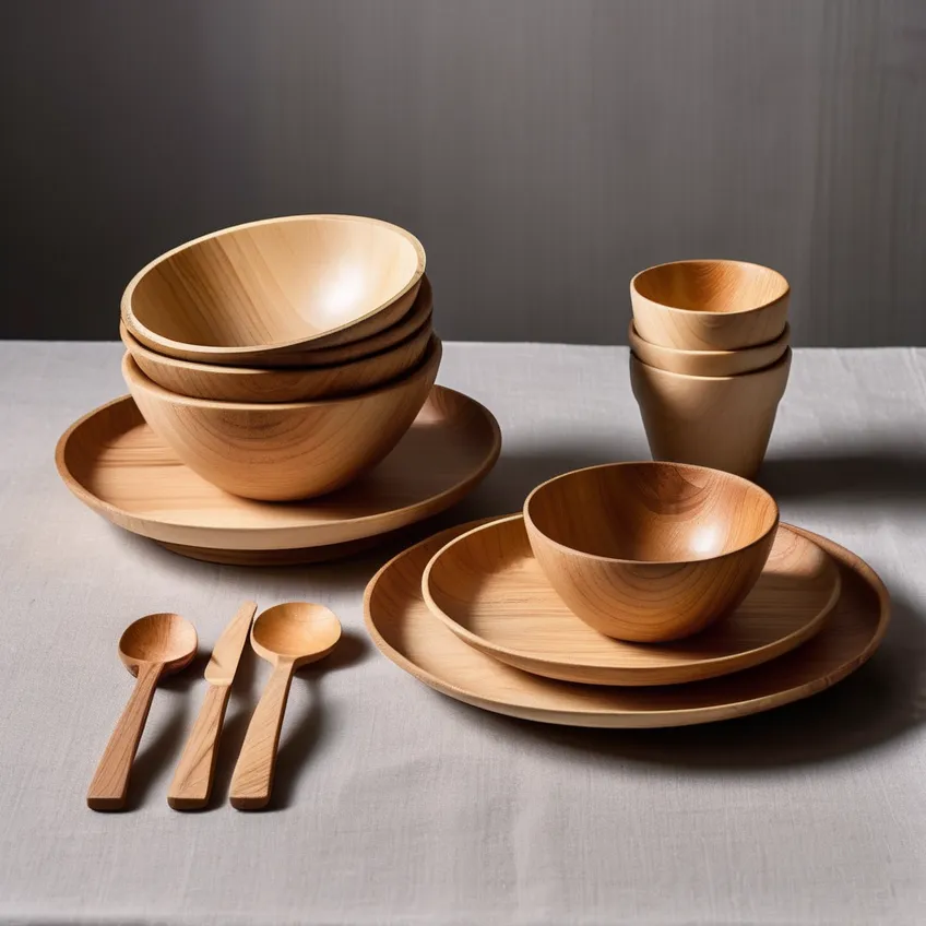 wooden cutlery
